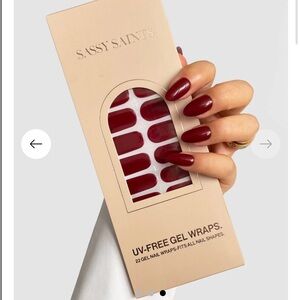 New sassy saints gel nail wraps Nonsmoking pet free home.  Rouge luxe